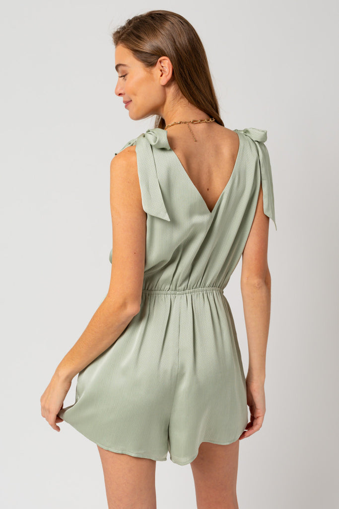 Shoulder Tie Romper